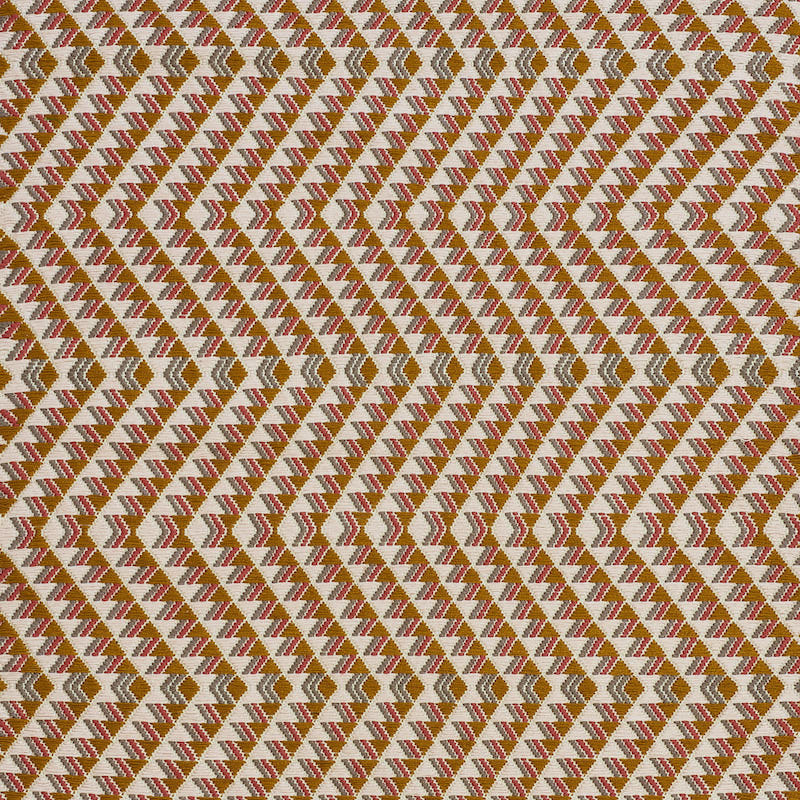 Amates Hand Woven Brocade fabric in mostaza color - pattern number 79223 - by Schumacher in the A Rum Fellow collection