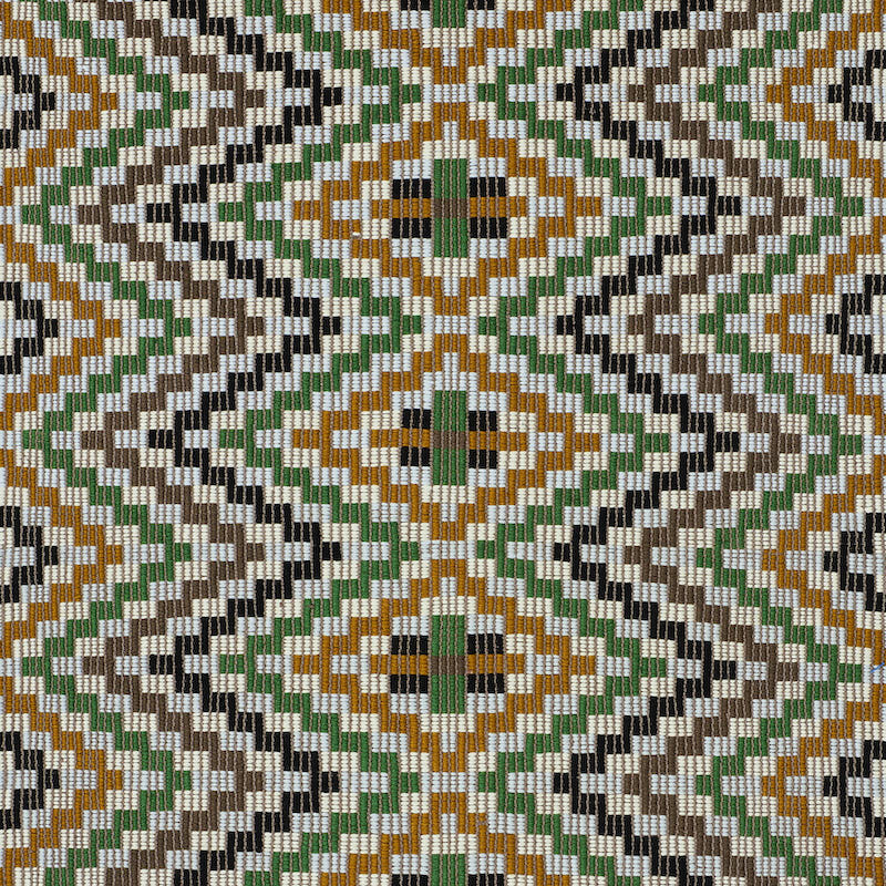 Izapa Hand Woven Brocade fabric in jewel color - pattern number 79251 - by Schumacher in the A Rum Fellow collection