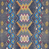 Kaya Hand Woven Brocade fabric in blue color - pattern number 79260 - by Schumacher in the A Rum Fellow collection