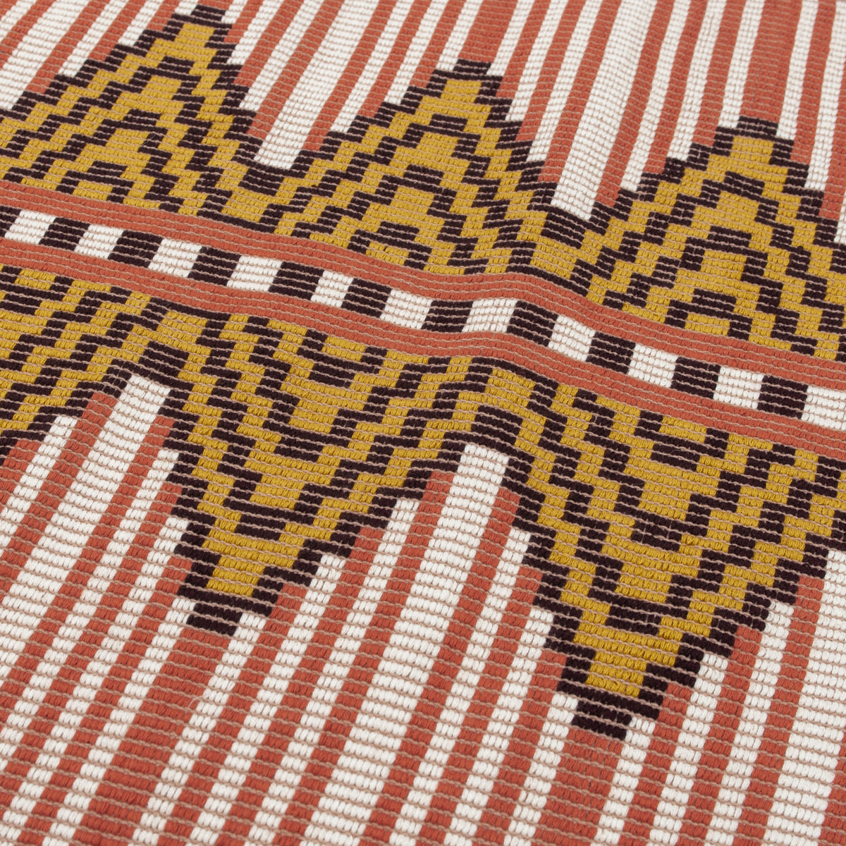 Mixco Hand Woven Brocade fabric in sunstone color - pattern number 79272 - by Schumacher in the A Rum Fellow collection