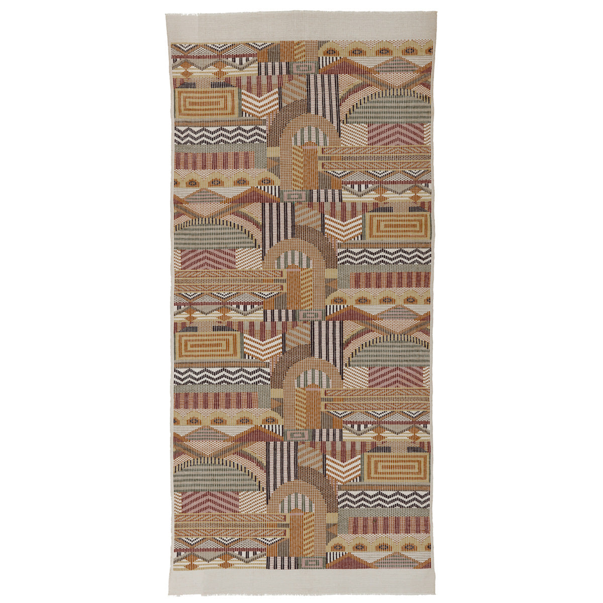 Palomar Hand Woven Brocade fabric in toffee color - pattern number 79291 - by Schumacher in the A Rum Fellow collection