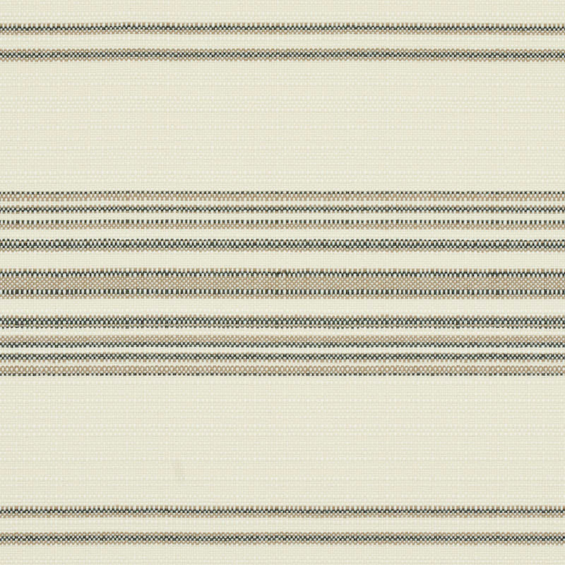 Solana Stripe Indoor Outdoor fabric in stone color - pattern number 79331 - by Schumacher in the Indoor-Outdoor Prints &amp; Wovens collection
