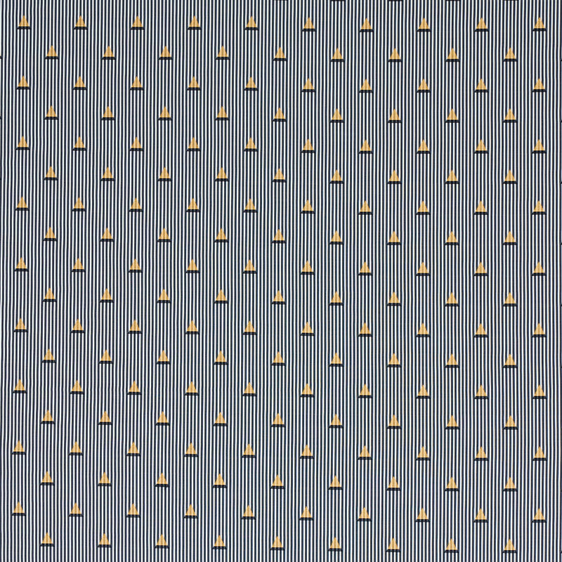 Ludus Stripe fabric in black color - pattern number 79360 - by Schumacher in the Misterioso collection