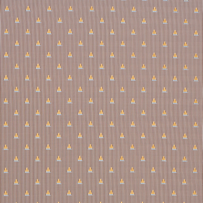 Ludus Stripe fabric in brown color - pattern number 79362 - by Schumacher in the Misterioso collection