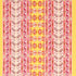 Vinka Embroidery fabric in pink and yellow color - pattern number 79622 - by Schumacher in the Bohemia collection
