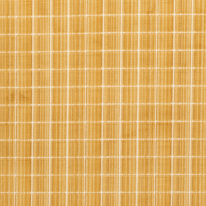 Corneille Velvet fabric in gold color - pattern number 79631 - by Schumacher in the Misterioso collection