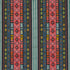 Cosima Embroidery fabric in carbon multi color - pattern number 79681 - by Schumacher in the Bohemia collection