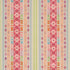 Cosima Embroidery fabric in pink multi color - pattern number 79682 - by Schumacher in the Bohemia collection