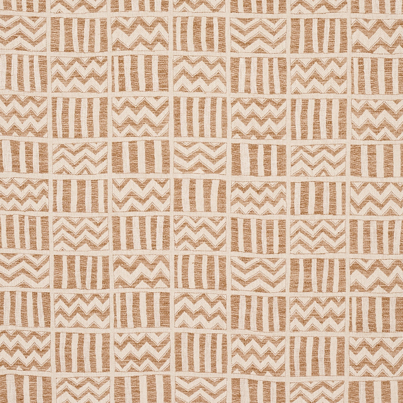 Kudu fabric in sand color - pattern number 79761 - by Schumacher in the Copacabana collection