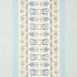 Sandor Stripe Embroidery fabric in chambray color - pattern number 79830 - by Schumacher in the Bohemia collection