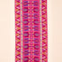 Sandor Stripe Embroidery fabric in magenta color - pattern number 79831 - by Schumacher in the Bohemia collection