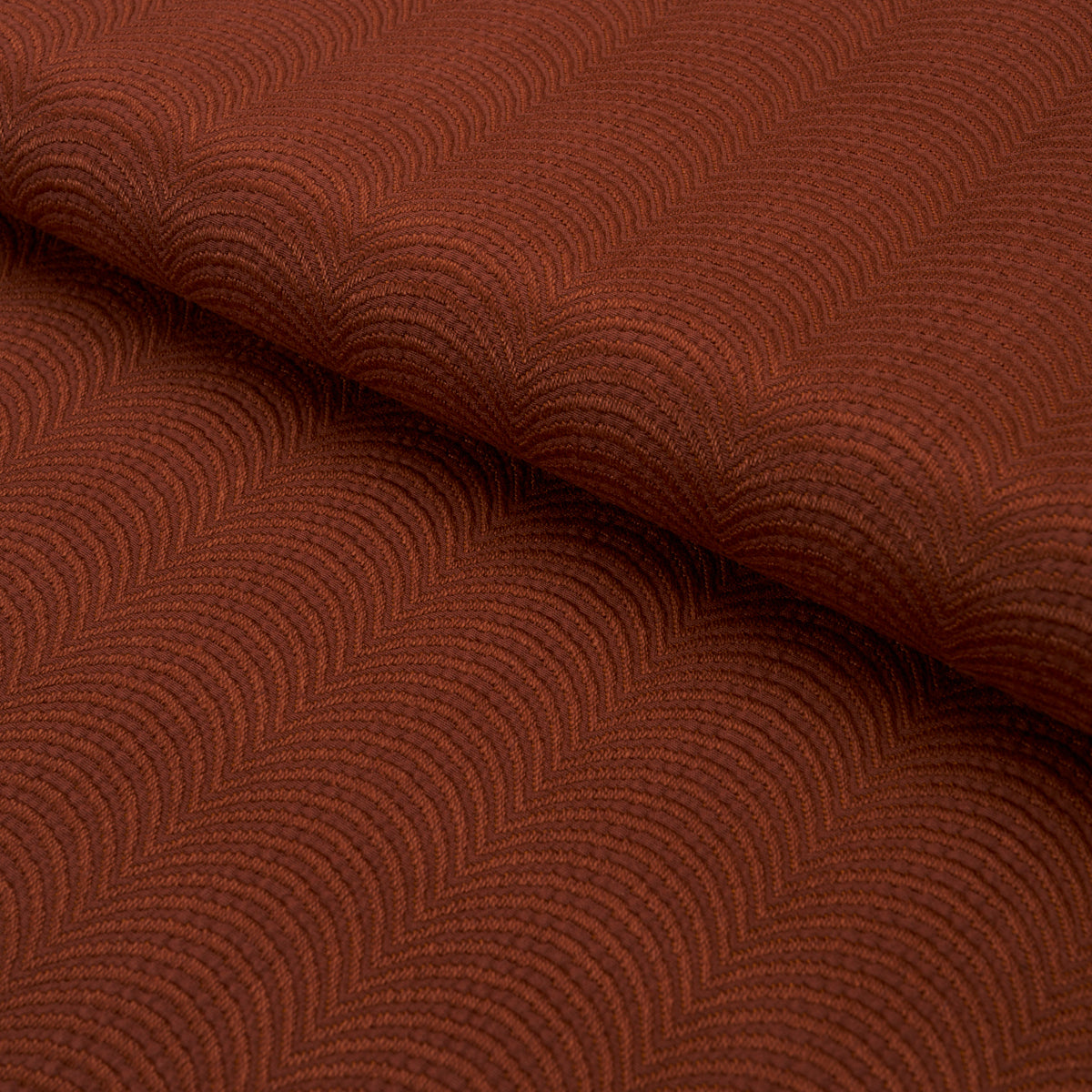 Hurdles Performance fabric in terracotta color - pattern number 79966 - by Schumacher in the Atelier Paris collection