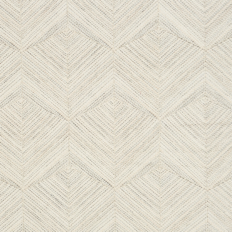 Heceta Embroidery fabric in natural color - pattern number 80031 - by Schumacher in the Perennial Favorites collection