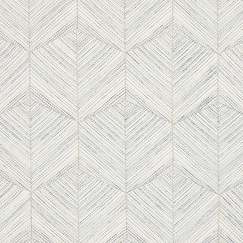 Heceta Embroidery fabric in blue color - pattern number 80032 - by Schumacher in the Perennial Favorites collection