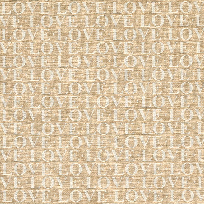 A Love Supreme fabric in natural color - pattern number 80040 - by Schumacher in the A Love Supreme collection