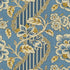 Bois De Rose fabric in blue/gold color - pattern 8013129.54.0 - by Brunschwig & Fils in the Tresors De Jouy collection