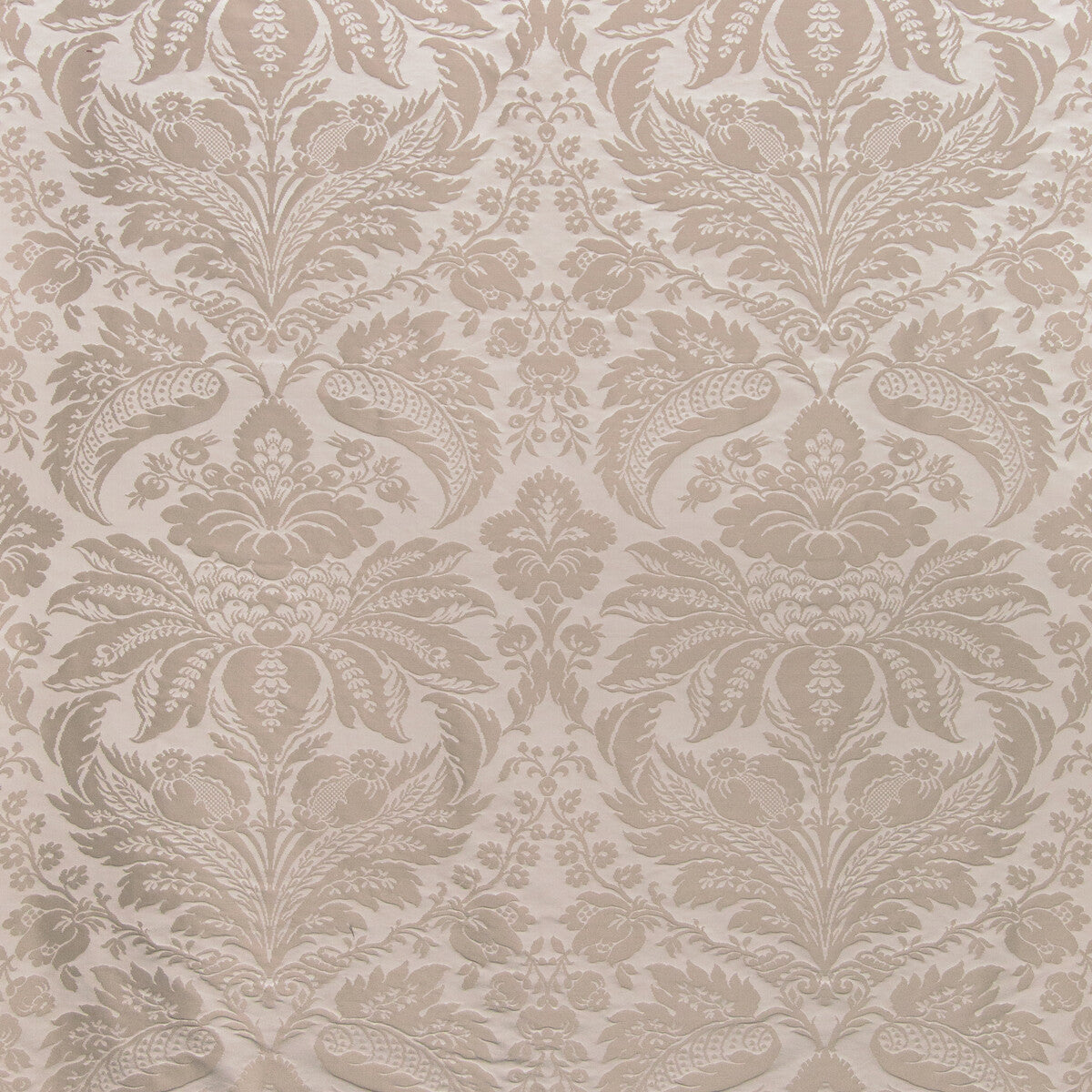 Damask Pierre fabric in grey color - pattern 8013188.11.0 - by Brunschwig &amp; Fils in the B&amp;F Showroom Exclusive 2019 collection