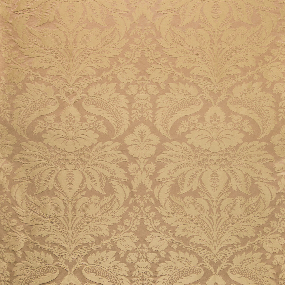 Damask Pierre fabric in wheat color - pattern 8013188.616.0 - by Brunschwig &amp; Fils in the B&amp;F Showroom Exclusive 2019 collection