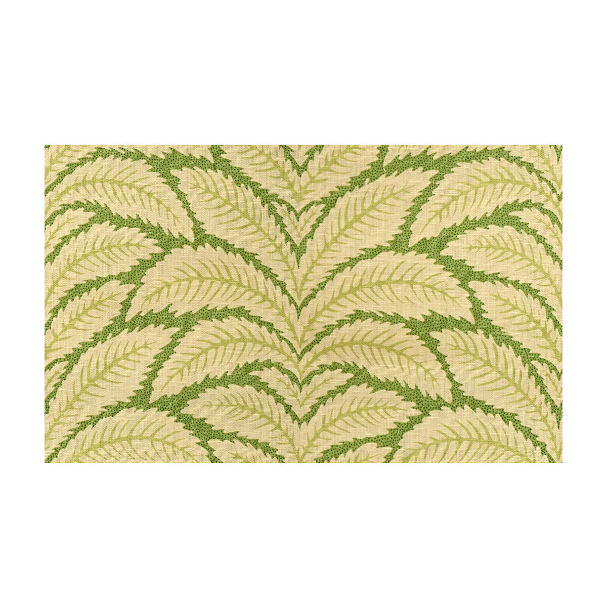 Talavera Linen fabric in leaf color - pattern 8014104.3.0 - by Brunschwig &amp; Fils in the Maisonnette collection
