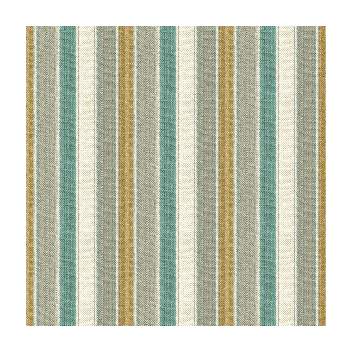Santos Stripe fabric in mist/aqua color - pattern 8015111.1115.0 - by Brunschwig &amp; Fils in the Les Tropiques collection