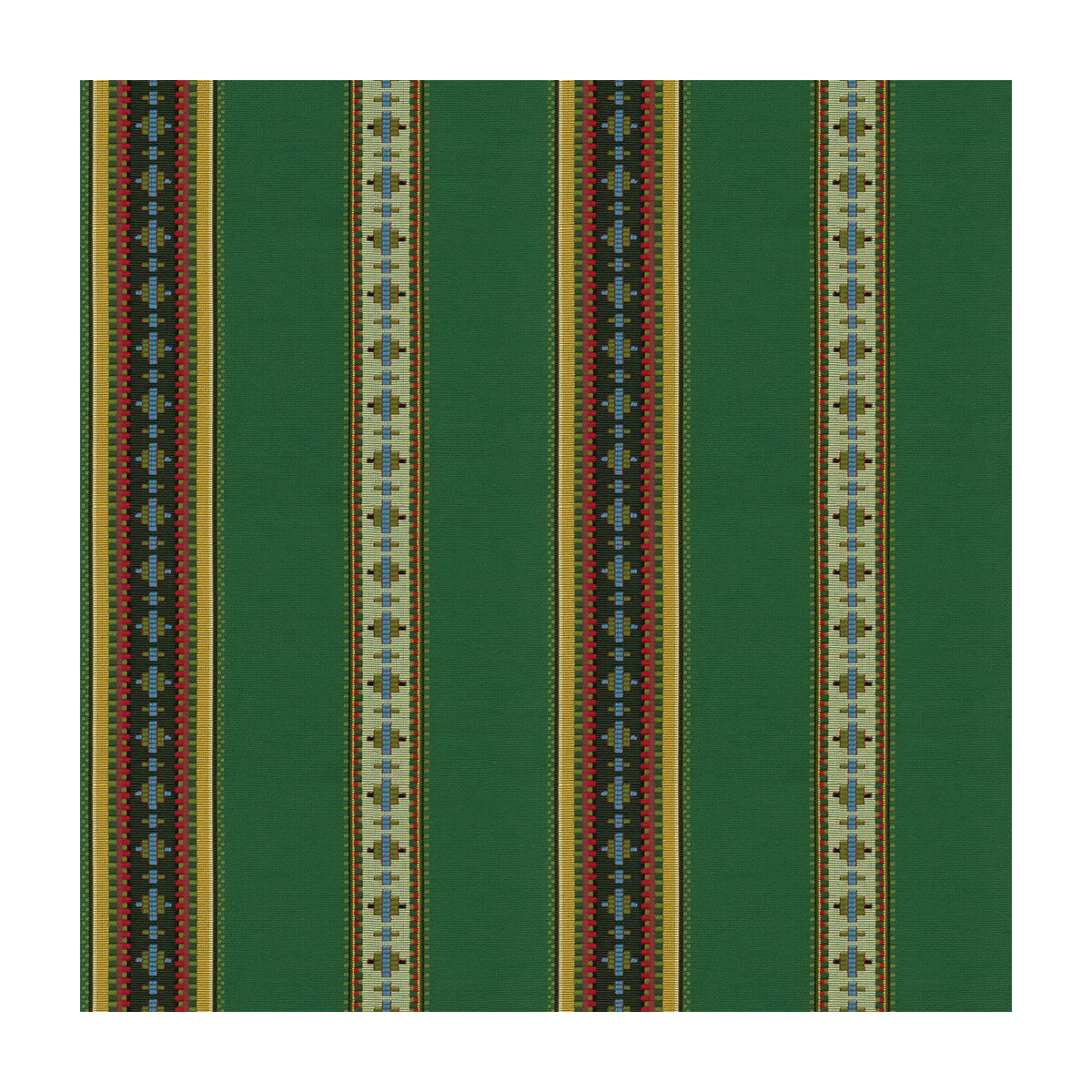 Rayure Broderie fabric in vert color - pattern 8015147.3.0 - by Brunschwig &amp; Fils in the Madeleine Castaing collection