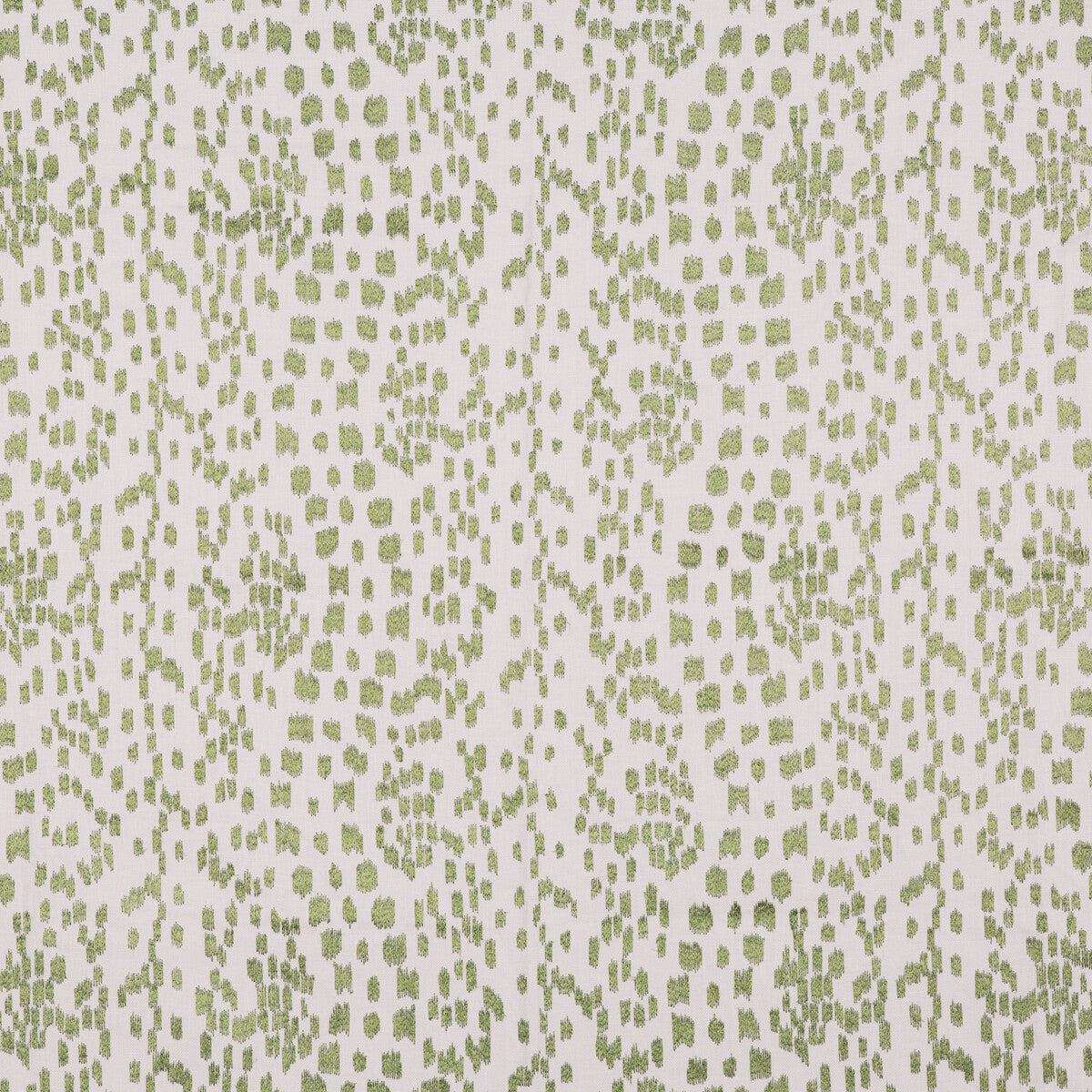 Les Touches Emb fabric in leaf color - pattern 8015168.3.0 - by Brunschwig &amp; Fils in the Cape Comorin collection