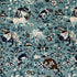 Saint Ambrose Velvet fabric in cadet color - pattern number 80171 - by Schumacher in the Cut & Patterned Velvets collection