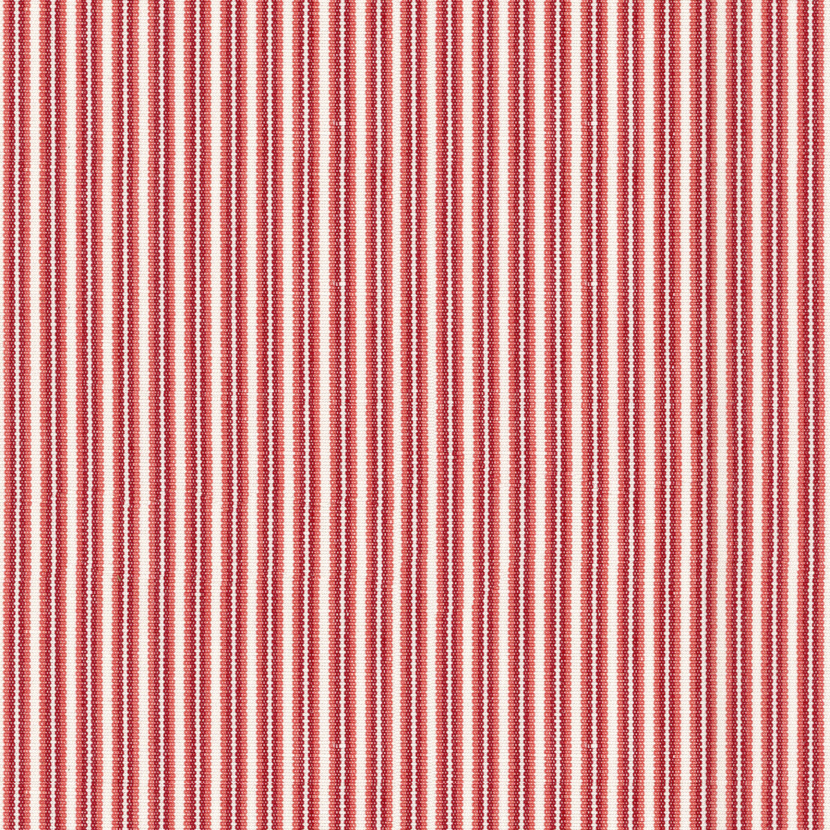 Chamas Stripe fabric in tomato color - pattern 8017103.19.0 - by Brunschwig &amp; Fils in the Durance collection