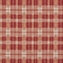 Mornas Plaid fabric in red color - pattern 8017105.19.0 - by Brunschwig & Fils in the Durance collection