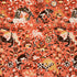 Saint Ambrose Velvet fabric in coral color - pattern number 80172 - by Schumacher in the Cut & Patterned Velvets collection