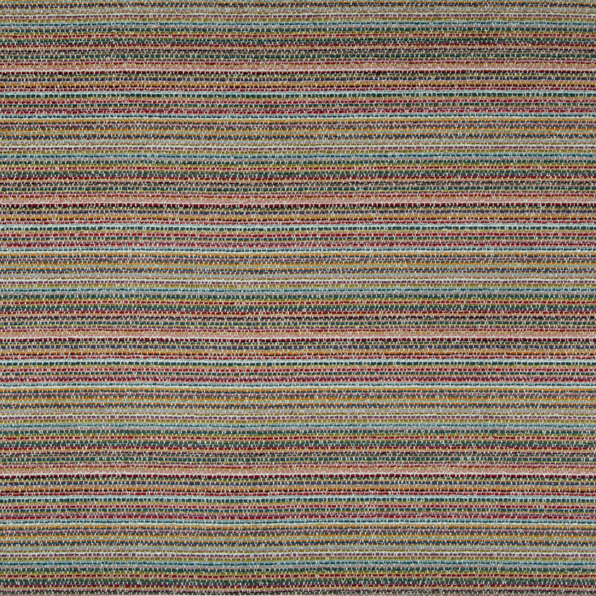 Rayure Folk fabric in multi color - pattern 8018125.539.0 - by Brunschwig &amp; Fils in the Baret collection
