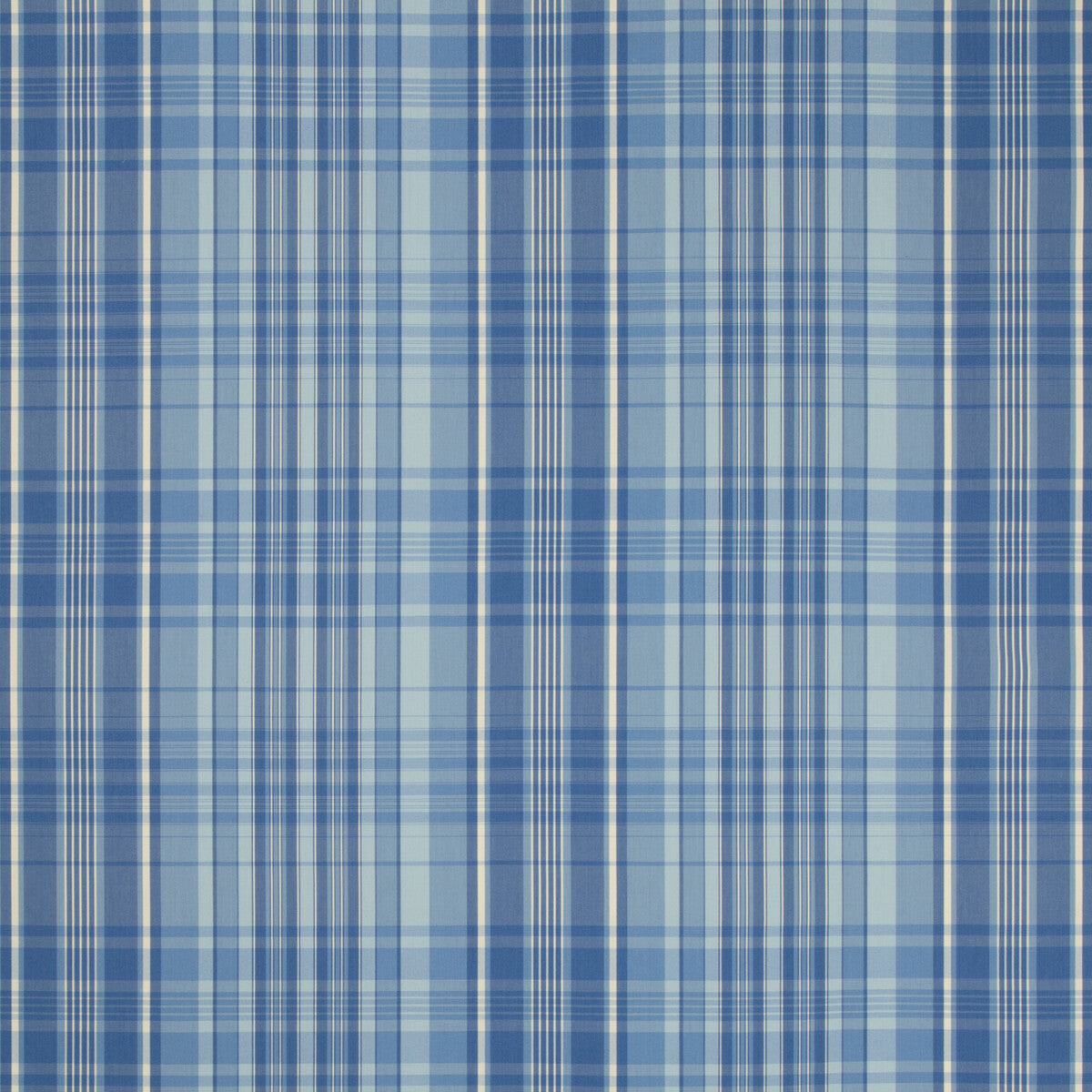 Guernsey Check fabric in blue color - pattern 8019101.5.0 - by Brunschwig &amp; Fils in the Normant Checks And Stripes collection