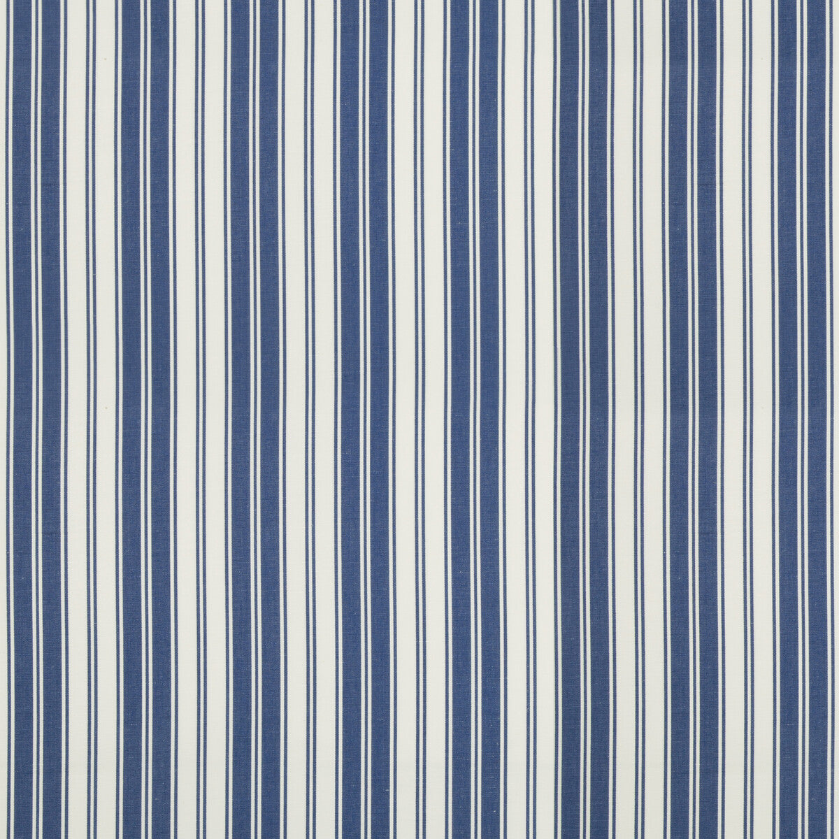 Audemar Stripe fabric in blue color - pattern 8019106.5.0 - by Brunschwig &amp; Fils in the Normant Checks And Stripes collection