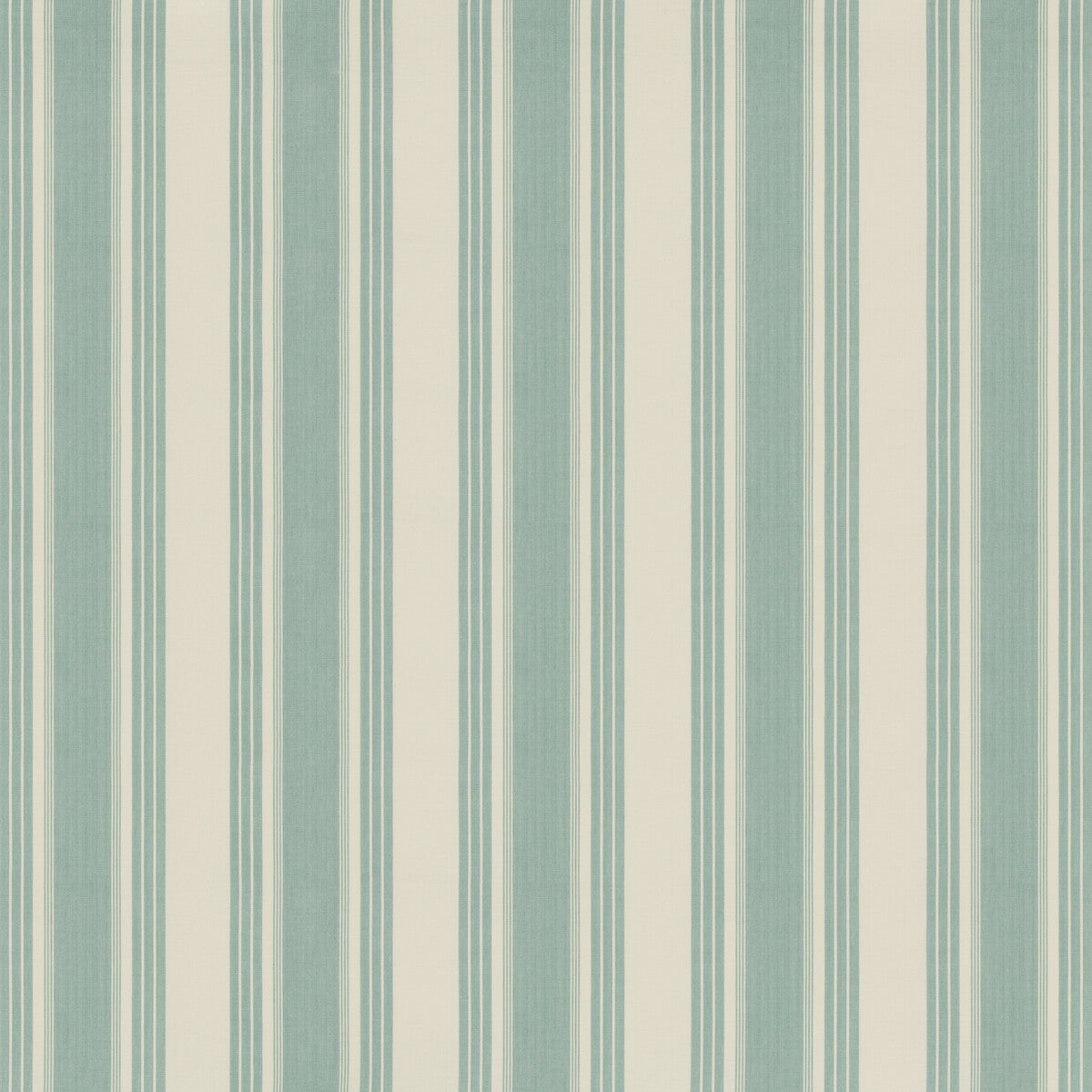 Colmar Stripe fabric in aqua color - pattern 8019110.13.0 - by Brunschwig &amp; Fils in the Folio Francais collection