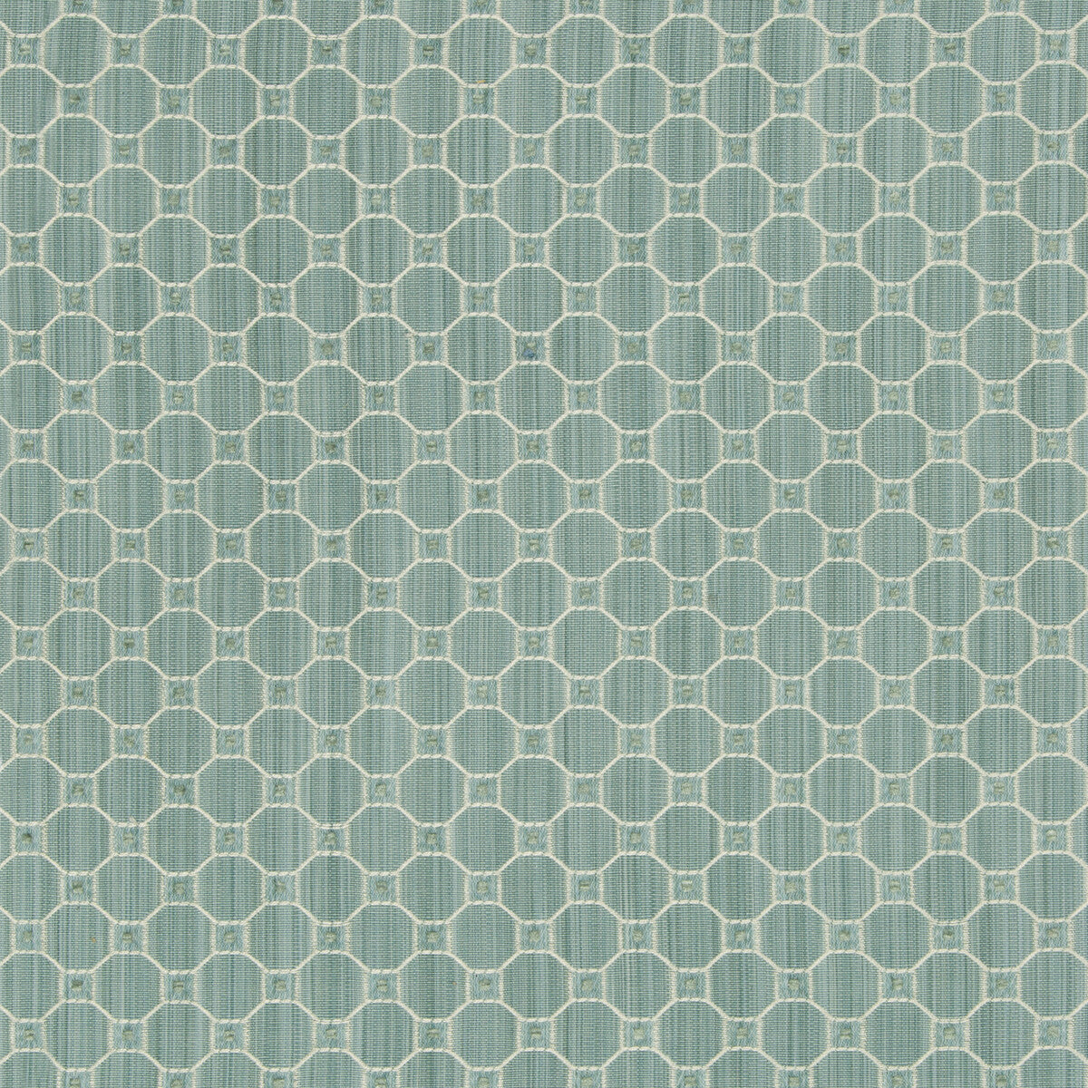 Tanneurs Woven fabric in aqua color - pattern 8019123.113.0 - by Brunschwig &amp; Fils in the Alsace Weaves collection