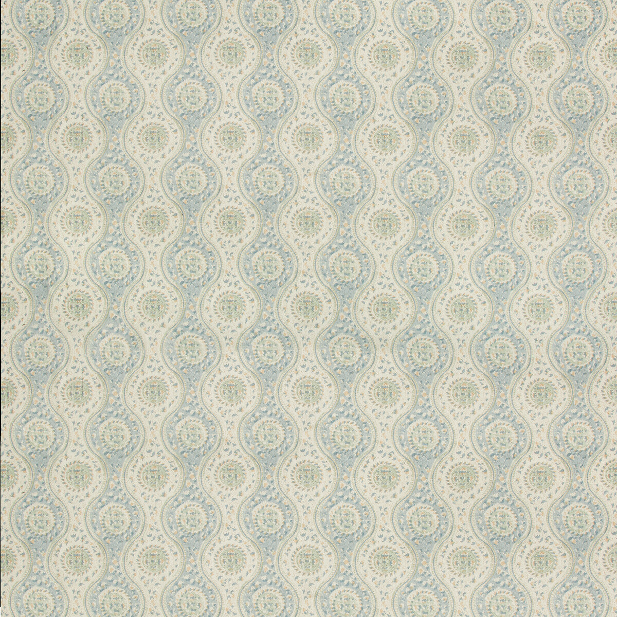 Nadari Print fabric in sky/aqua color - pattern 8019129.135.0 - by Brunschwig &amp; Fils in the Folio Francais collection
