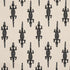 Baracoa Embroidery fabric in black color - pattern number 80200 - by Schumacher in the Copacabana collection