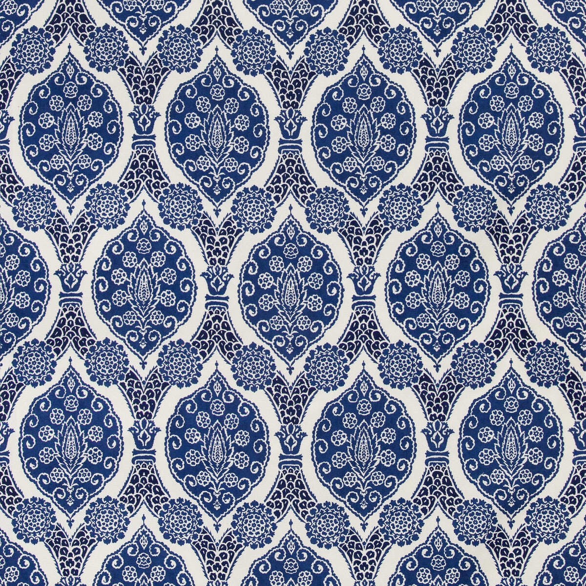 Sufera Print fabric in indigo color - pattern 8020103.50.0 - by Brunschwig &amp; Fils in the Grand Bazaar collection