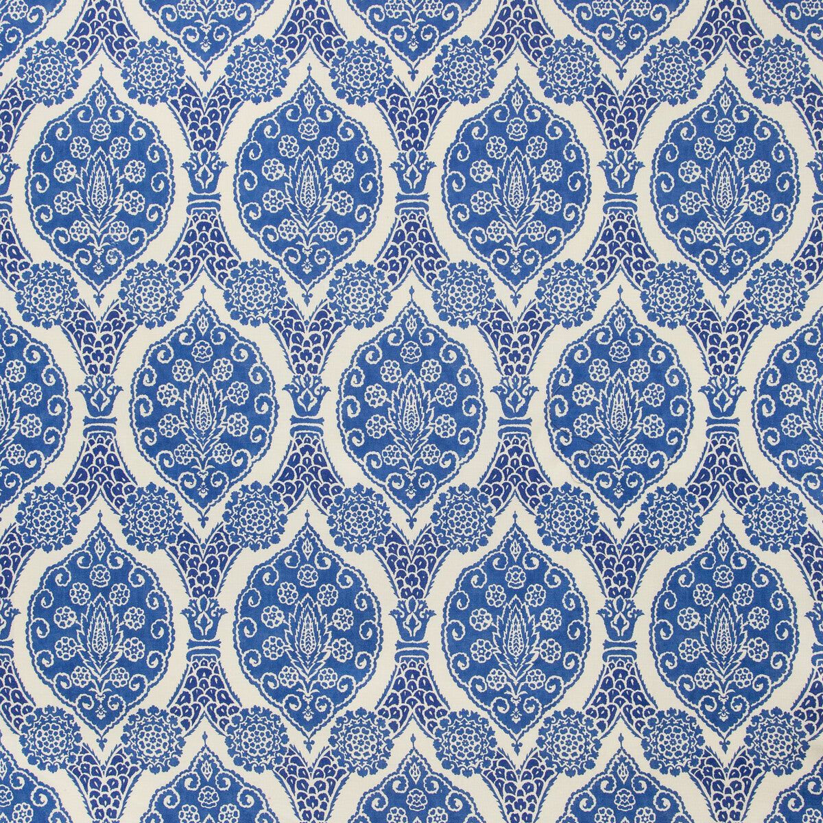Sufera Print fabric in blue color - pattern 8020103.55.0 - by Brunschwig &amp; Fils in the Grand Bazaar collection