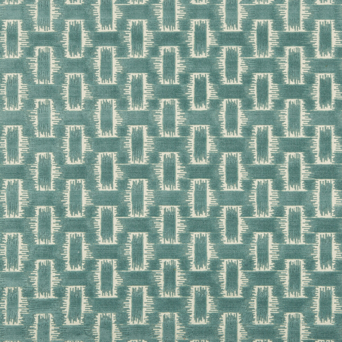 Chambord Velvet fabric in aqua color - pattern 8020116.13.0 - by Brunschwig &amp; Fils in the Chaumont Velvets collection