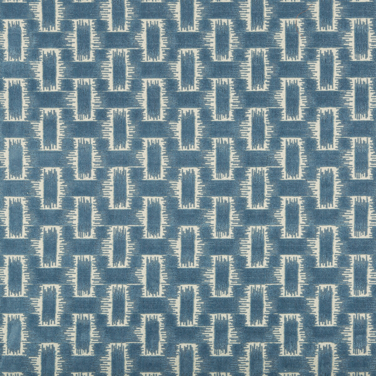 Chambord Velvet fabric in sky blue color - pattern 8020116.15.0 - by Brunschwig &amp; Fils in the Chaumont Velvets collection