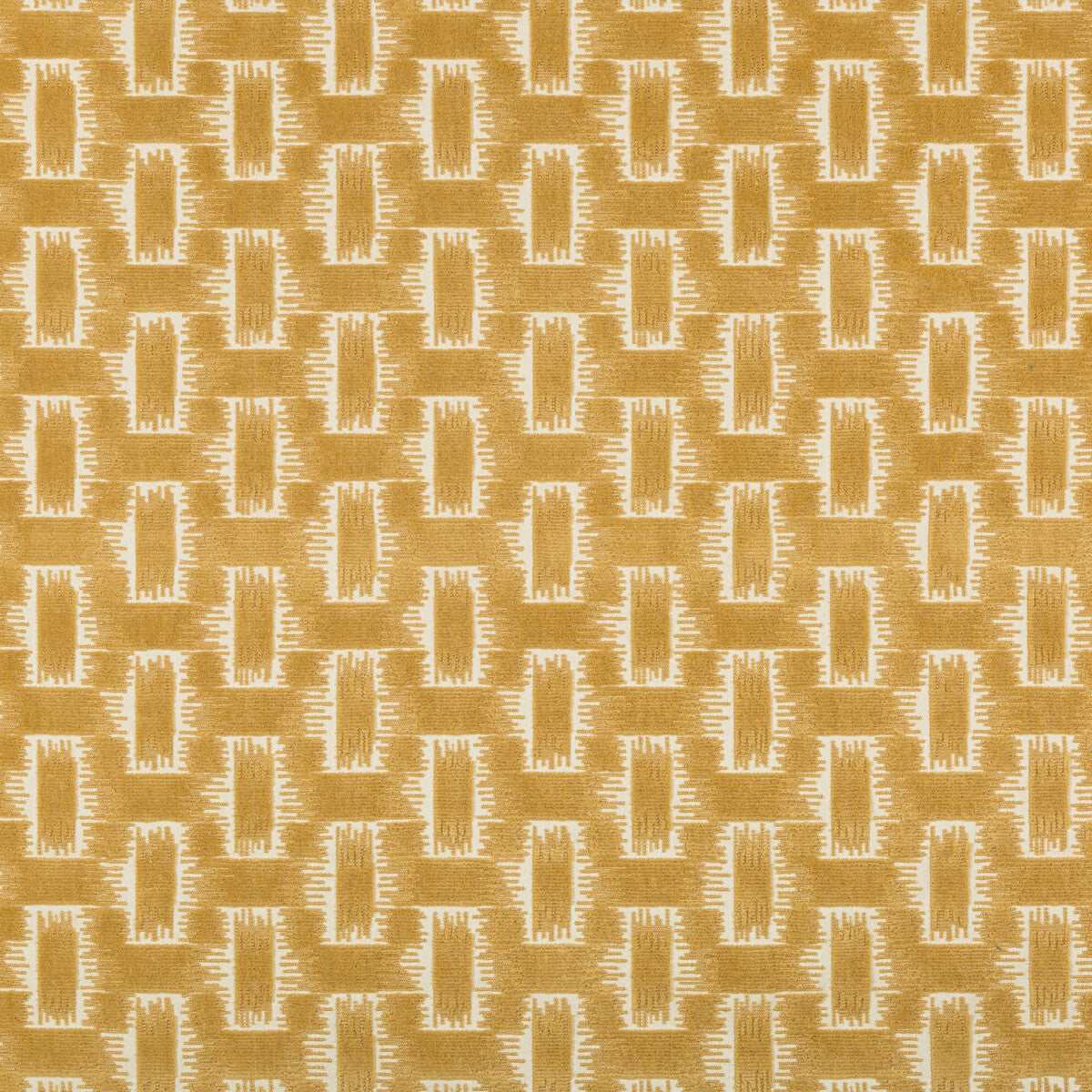 Chambord Velvet fabric in gold color - pattern 8020116.4.0 - by Brunschwig &amp; Fils in the Chaumont Velvets collection