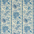Montflours Print fabric in blue color - pattern 8020120.5.0 - by Brunschwig & Fils in the Louverne collection