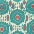Mayenne Print fabric in aqua color - pattern 8020125.3519.0 - by Brunschwig & Fils in the Louverne collection