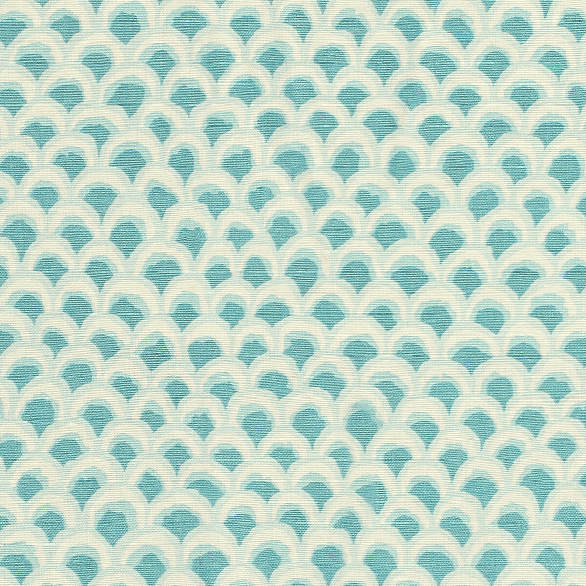 Pave II Print fabric in aqua color - pattern 8020126.113.0 - by Brunschwig &amp; Fils in the Louverne collection