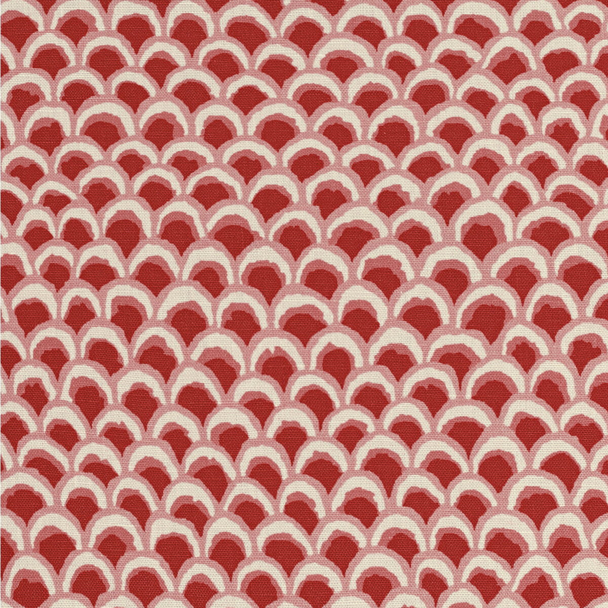 Pave II Print fabric in red color - pattern 8020126.19.0 - by Brunschwig &amp; Fils in the Louverne collection
