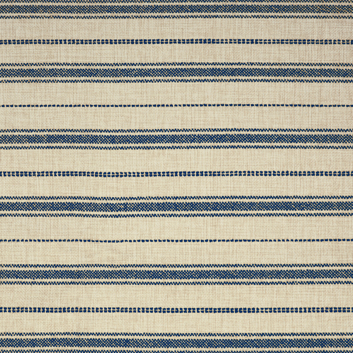 Montpezat Stripe fabric in navy color - pattern 8020136.50.0 - by Brunschwig &amp; Fils in the En Vacances II collection