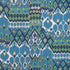 Bonnieux Print fabric in blue/leaf color - pattern 8022104.53.0 - by Brunschwig & Fils in the Manoir collection