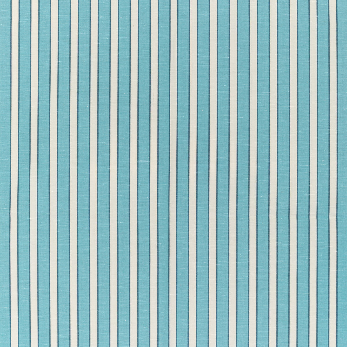 Rouen Stripe fabric in aqua color - pattern 8022117.535.0 - by Brunschwig &amp; Fils in the Normant Checks And Stripes II collection