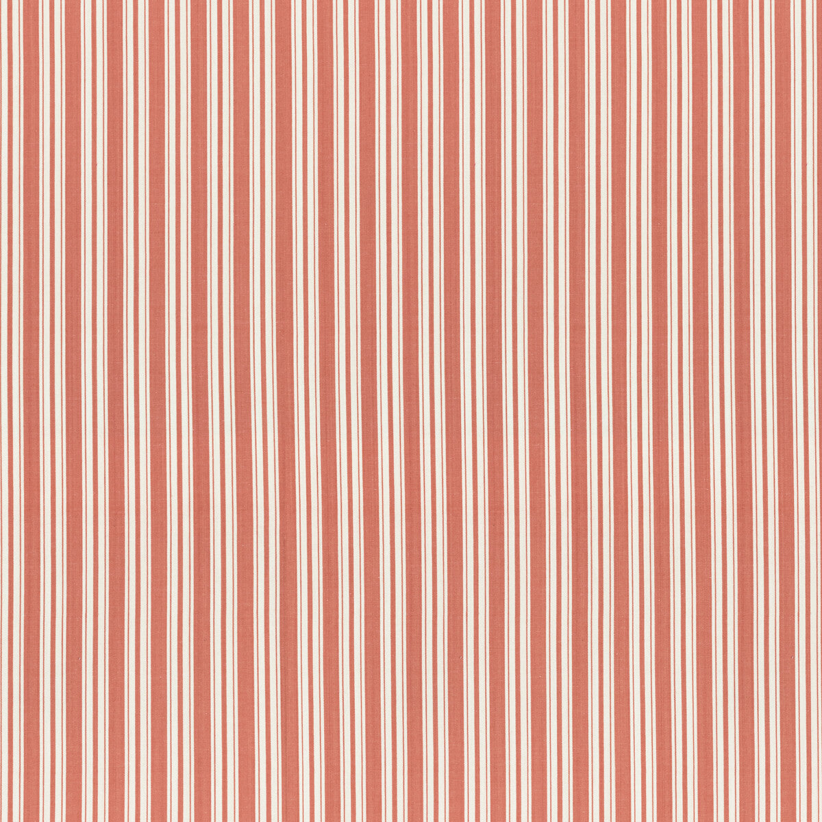 Selune Stripe fabric in melon color - pattern 8022118.12.0 - by Brunschwig &amp; Fils in the Normant Checks And Stripes II collection